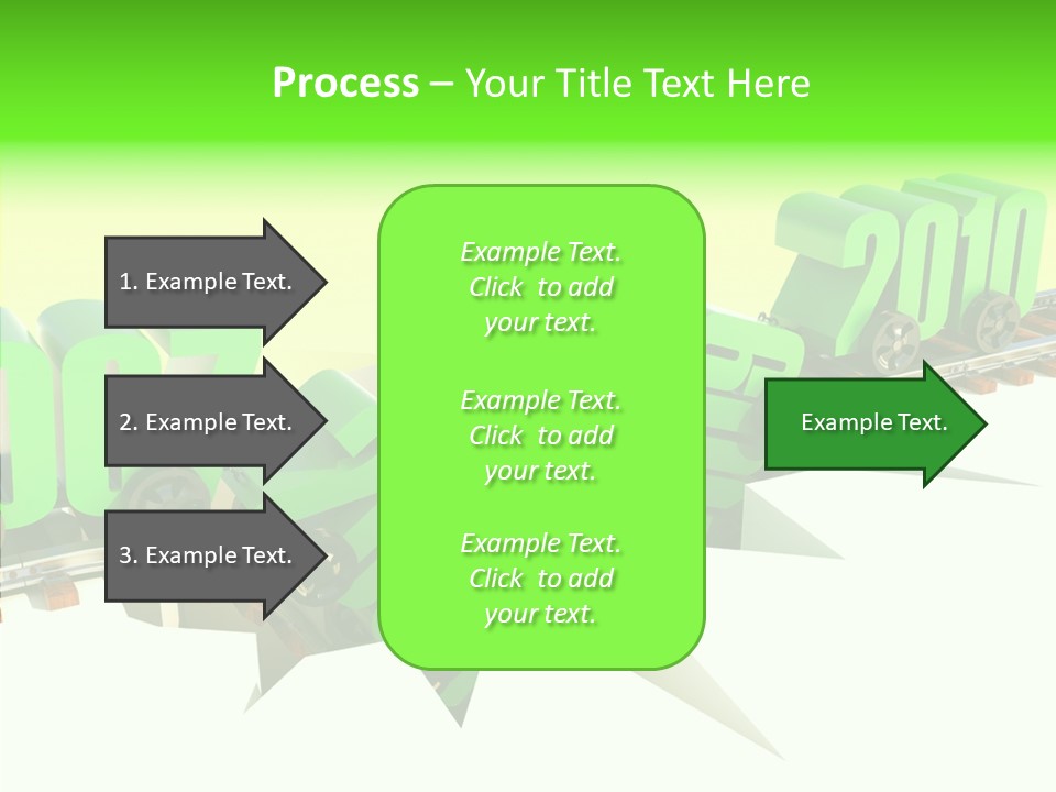 Rail Break Wreckage PowerPoint Template