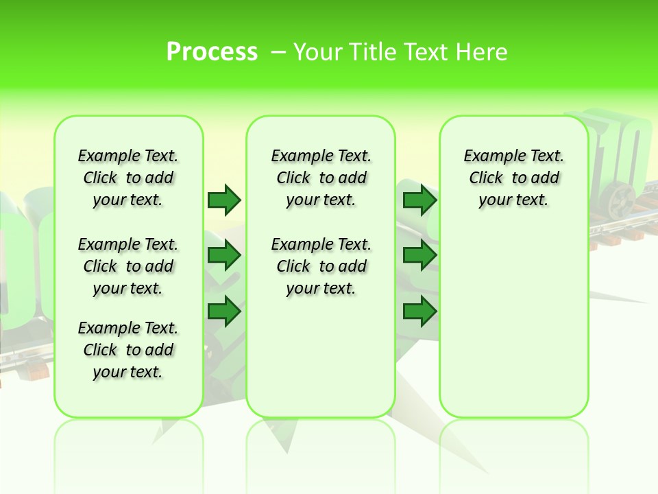 Rail Break Wreckage PowerPoint Template