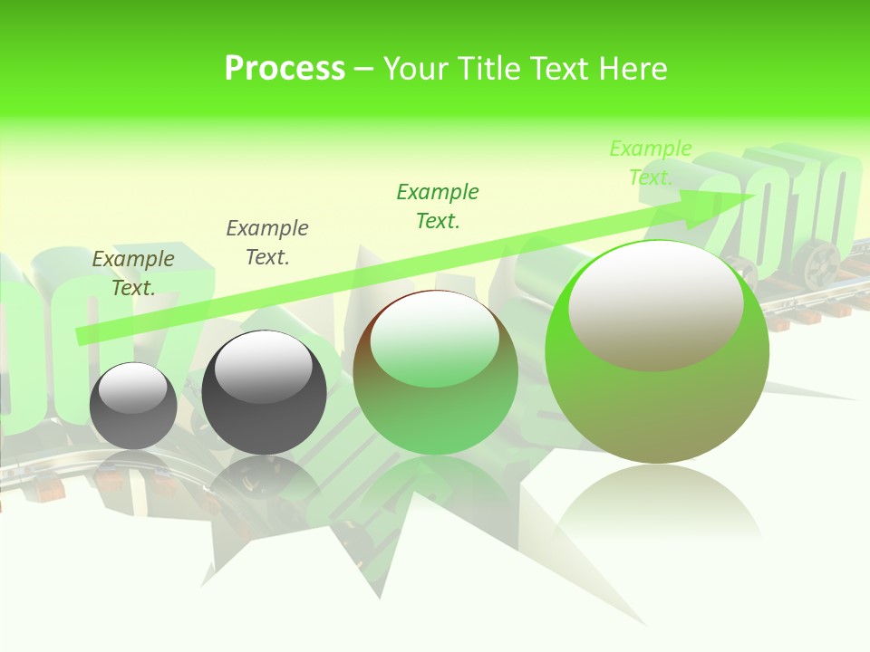 Rail Break Wreckage PowerPoint Template