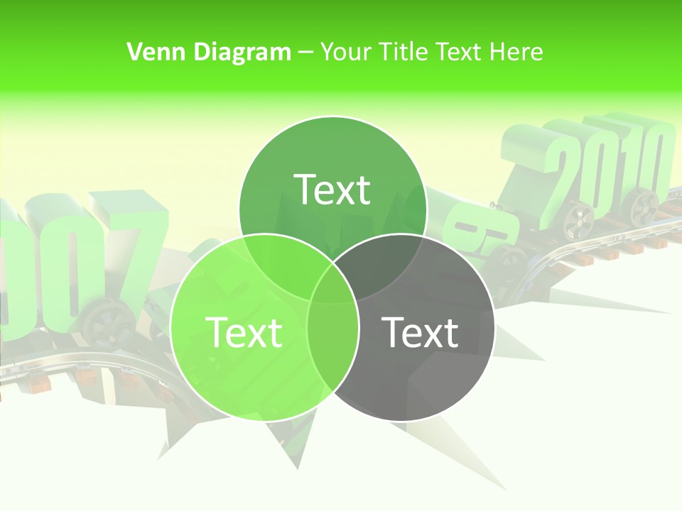Rail Break Wreckage PowerPoint Template