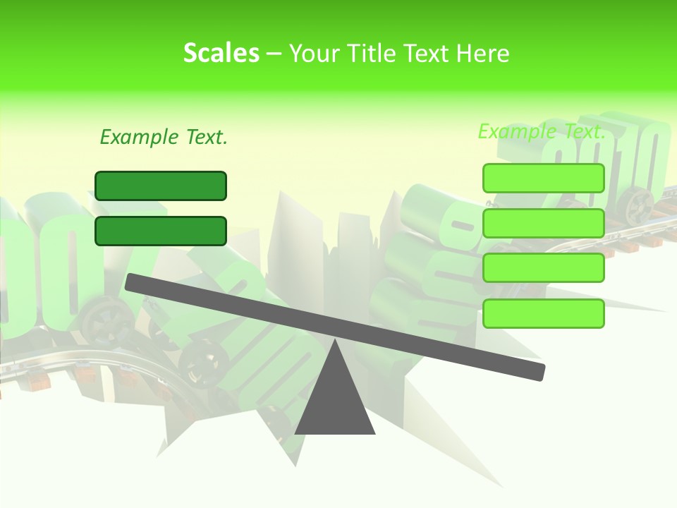 Rail Break Wreckage PowerPoint Template