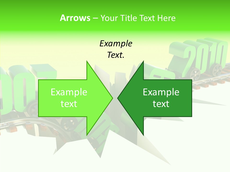 Rail Break Wreckage PowerPoint Template