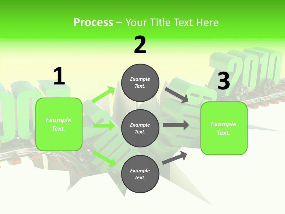 Rail Break Wreckage PowerPoint Template