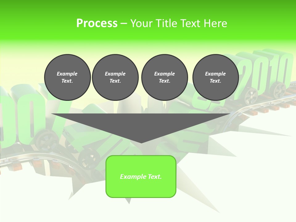 Rail Break Wreckage PowerPoint Template