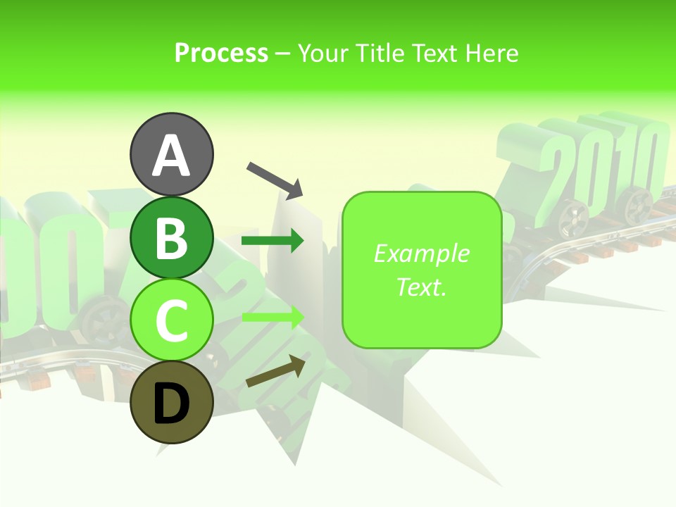 Rail Break Wreckage PowerPoint Template