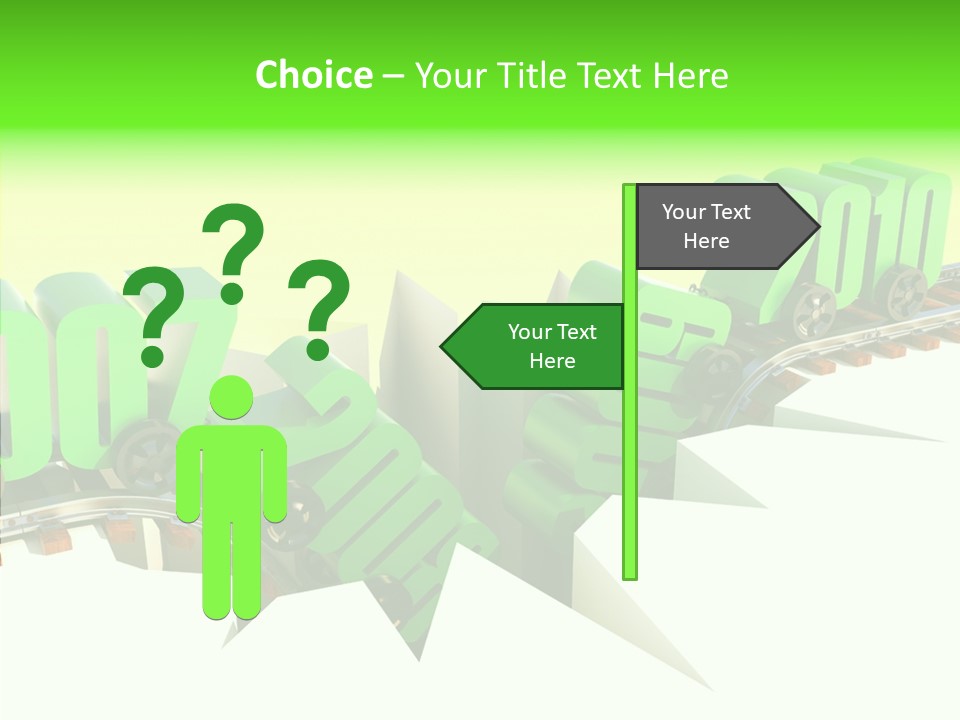 Rail Break Wreckage PowerPoint Template