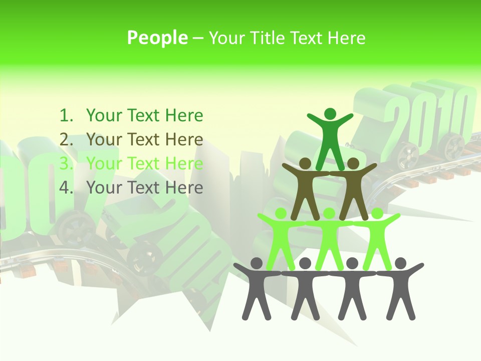 Rail Break Wreckage PowerPoint Template