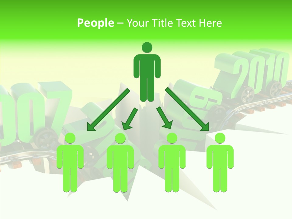 Rail Break Wreckage PowerPoint Template