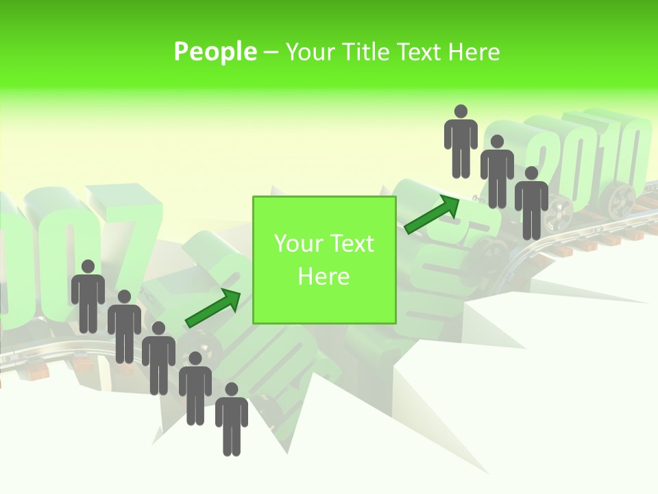 Rail Break Wreckage PowerPoint Template