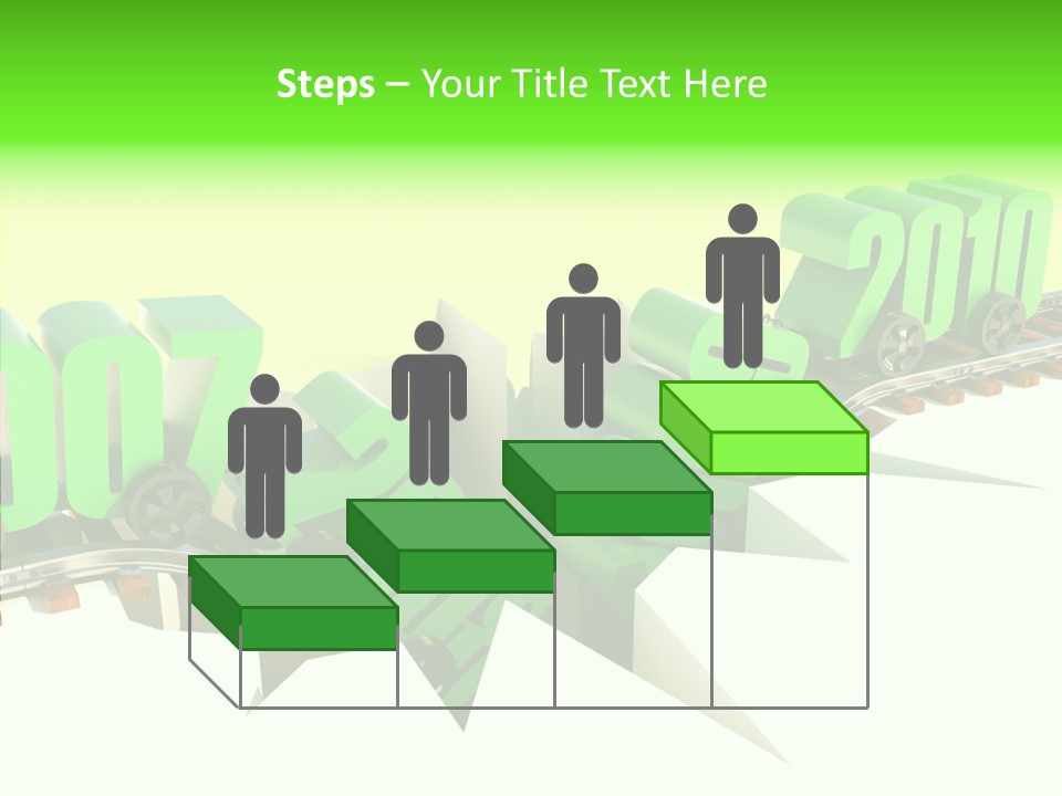 Rail Break Wreckage PowerPoint Template