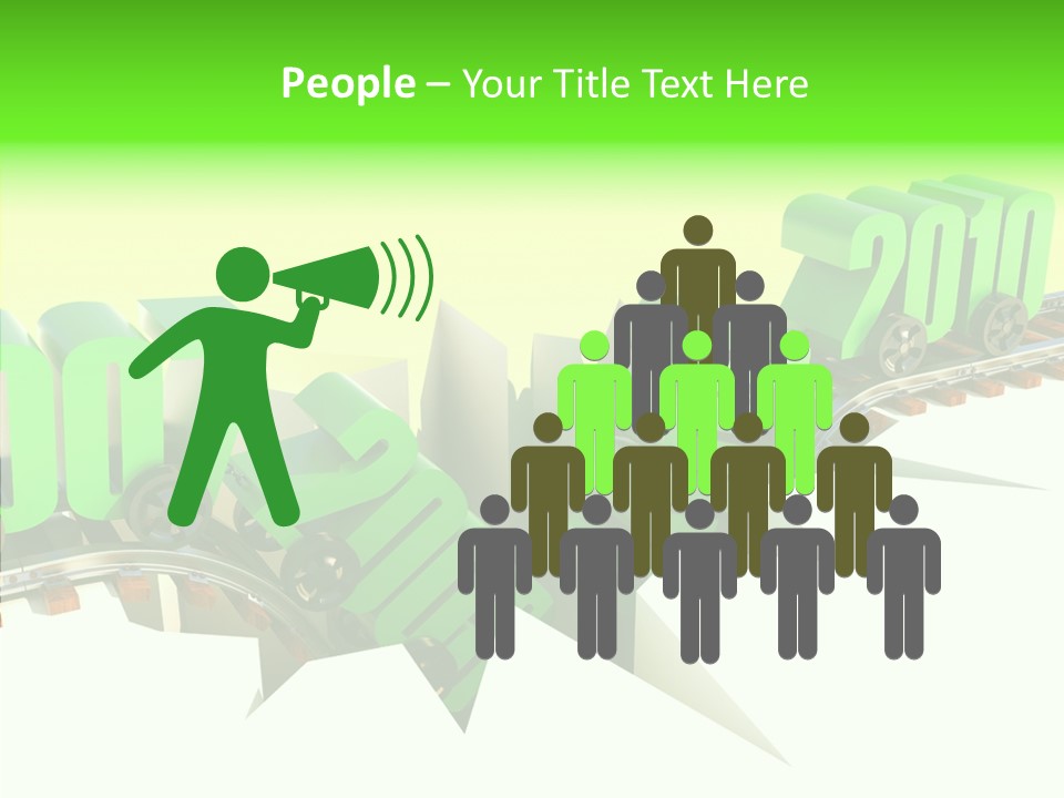 Rail Break Wreckage PowerPoint Template