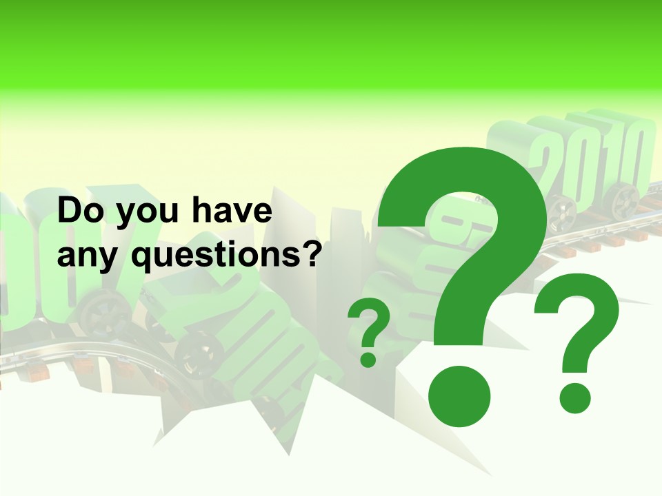 Rail Break Wreckage PowerPoint Template