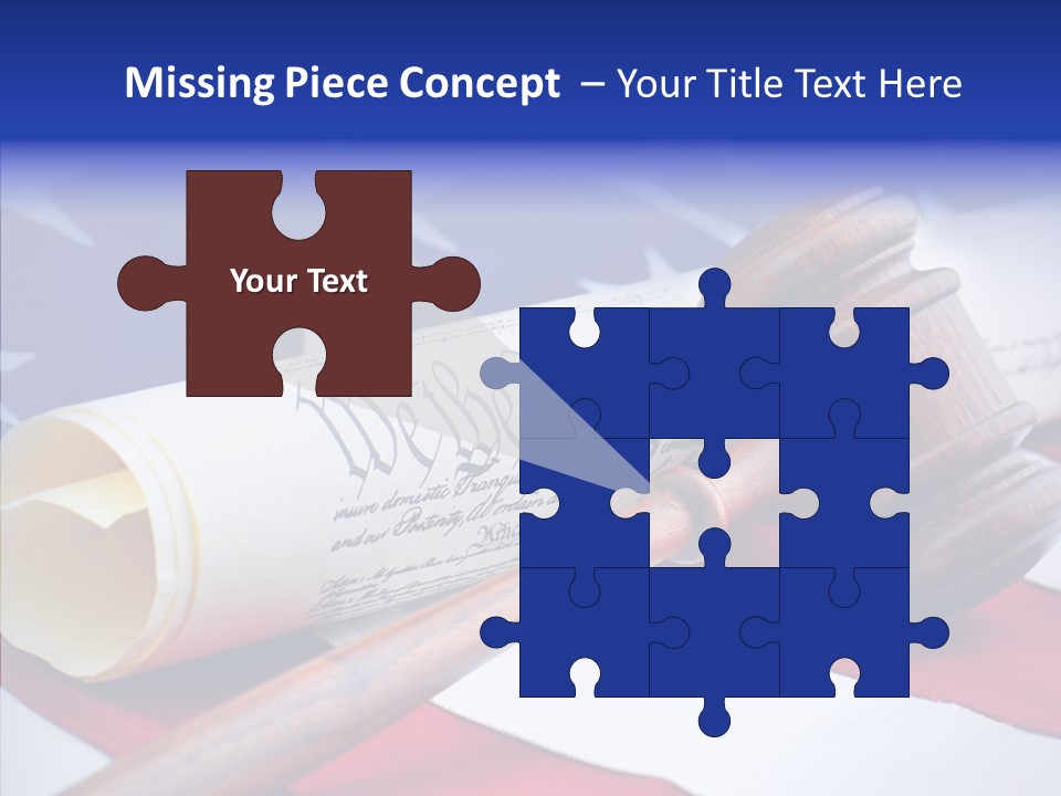 Crime Gavel Tribunal PowerPoint Template