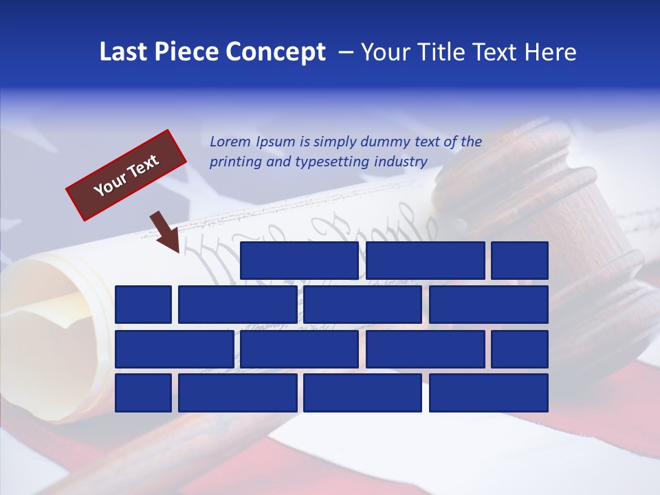 Crime Gavel Tribunal PowerPoint Template