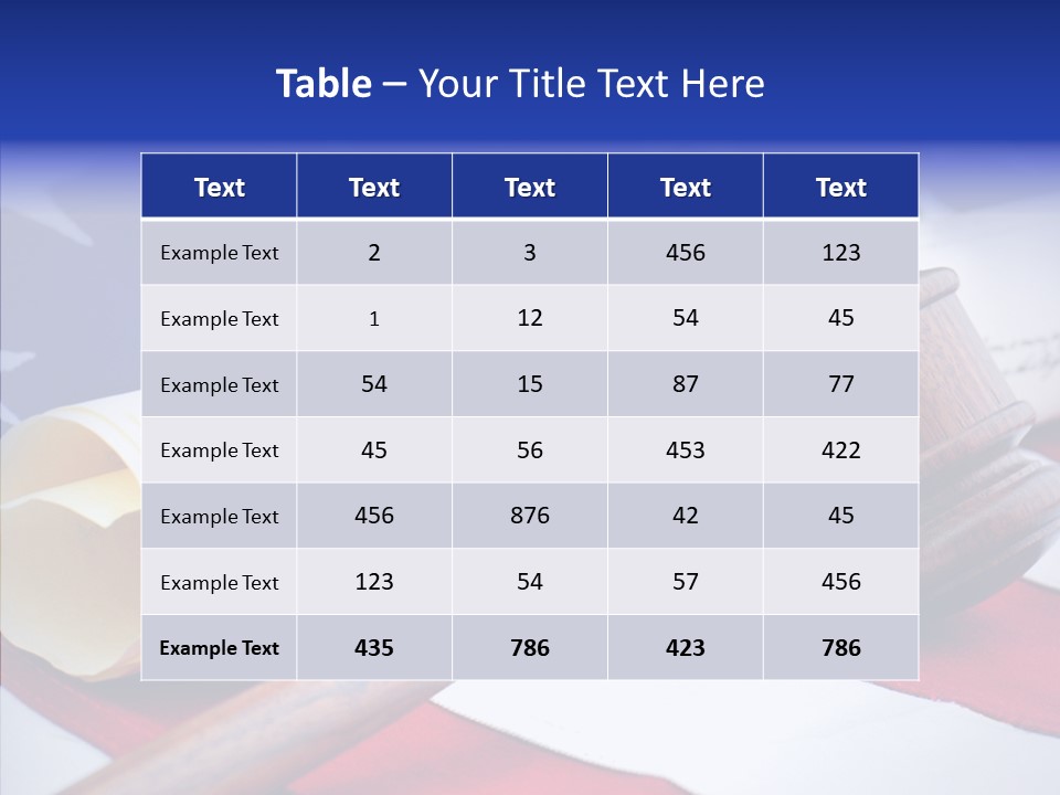 Crime Gavel Tribunal PowerPoint Template