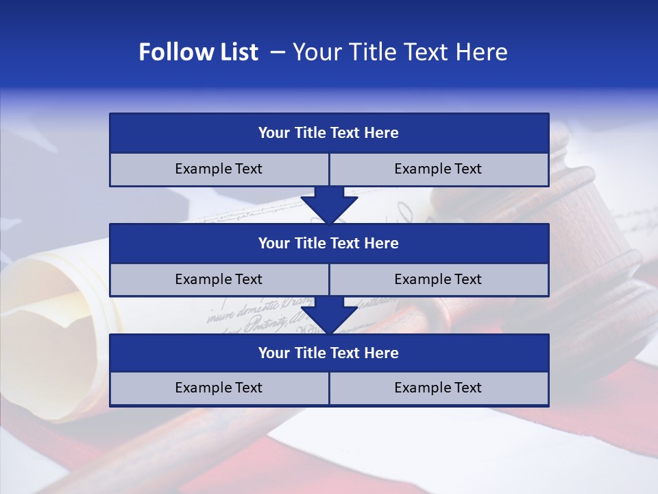 Crime Gavel Tribunal PowerPoint Template