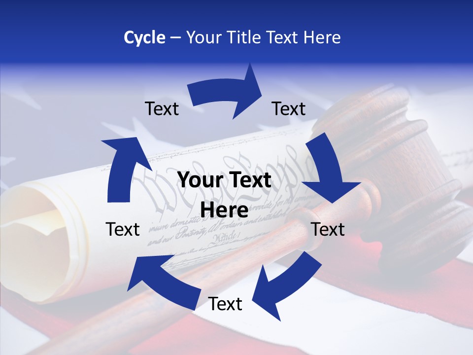 Crime Gavel Tribunal PowerPoint Template