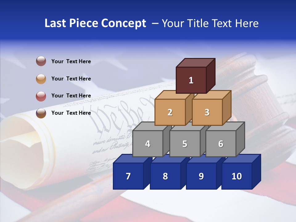 Crime Gavel Tribunal PowerPoint Template