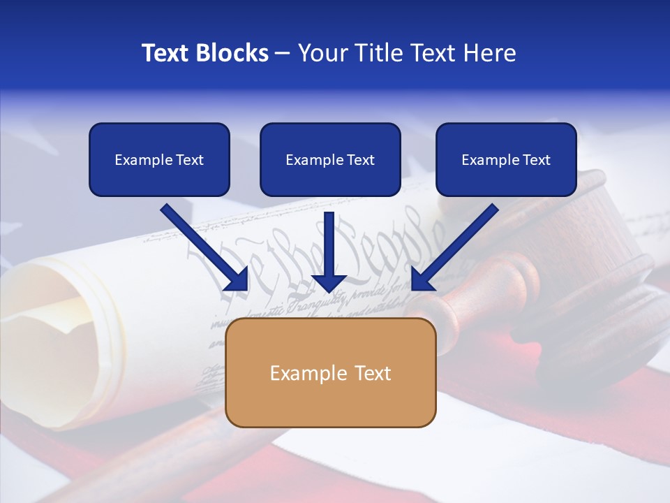 Crime Gavel Tribunal PowerPoint Template