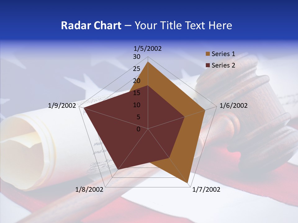 Crime Gavel Tribunal PowerPoint Template