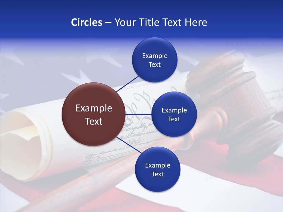 Crime Gavel Tribunal PowerPoint Template