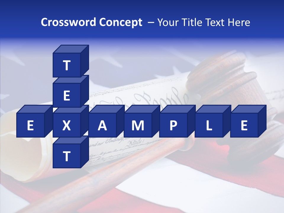 Crime Gavel Tribunal PowerPoint Template