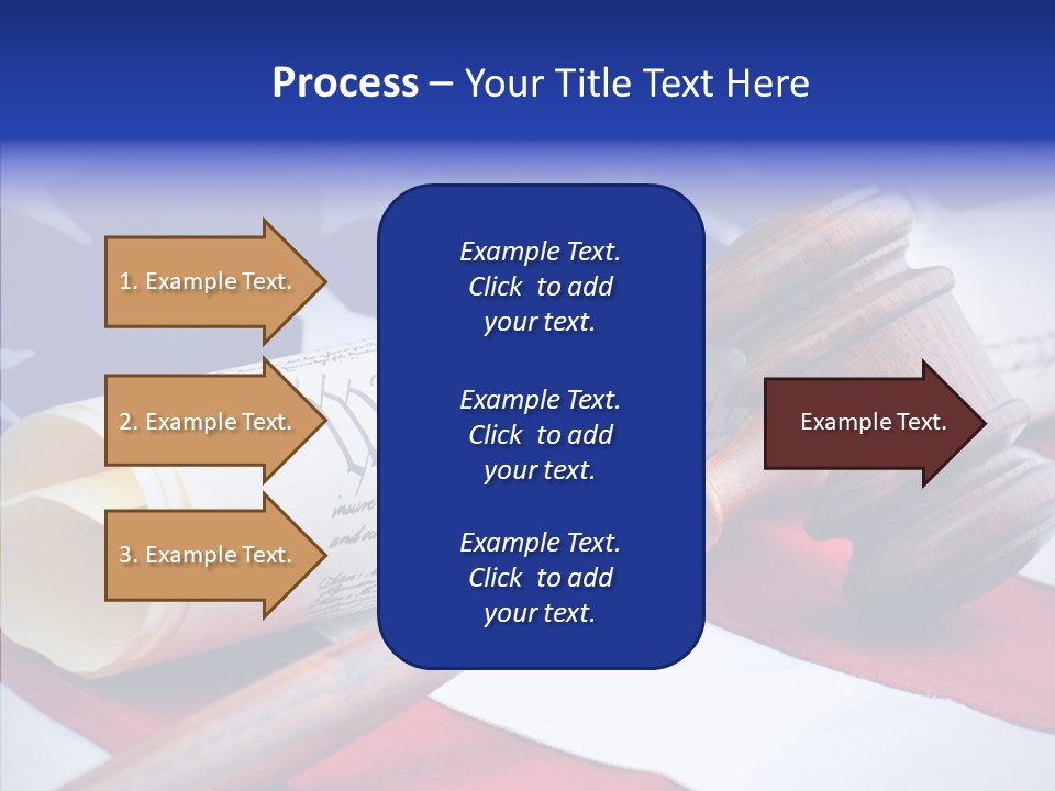 Crime Gavel Tribunal PowerPoint Template