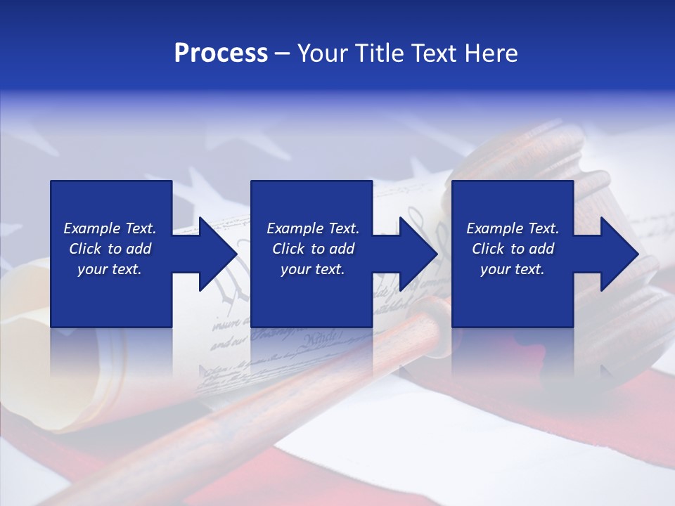 Crime Gavel Tribunal PowerPoint Template