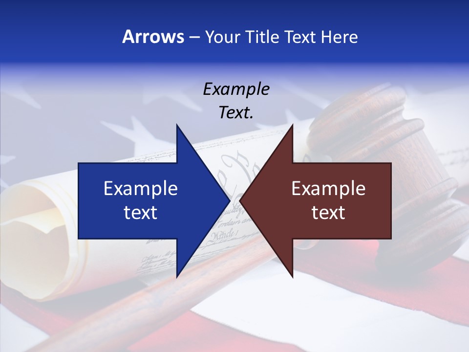Crime Gavel Tribunal PowerPoint Template