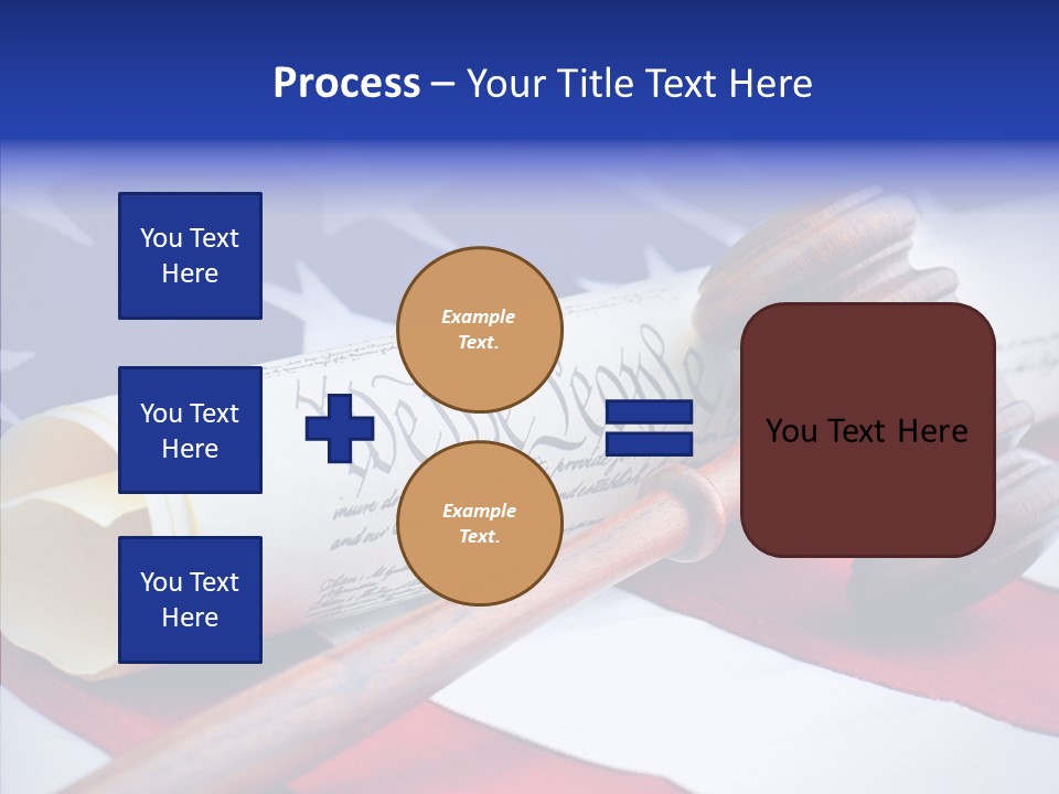 Crime Gavel Tribunal PowerPoint Template