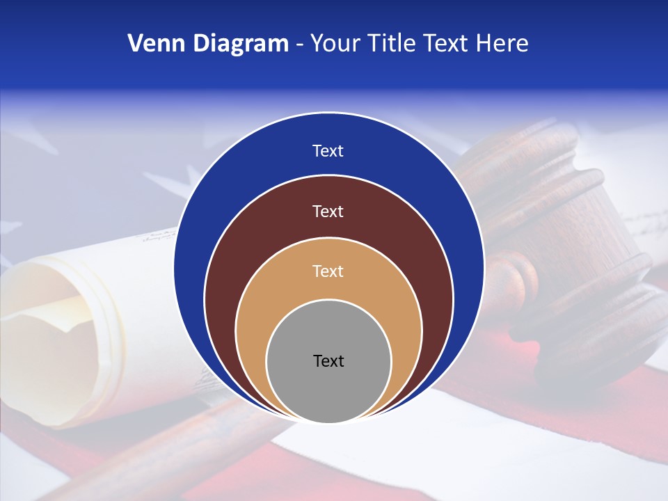 Crime Gavel Tribunal PowerPoint Template
