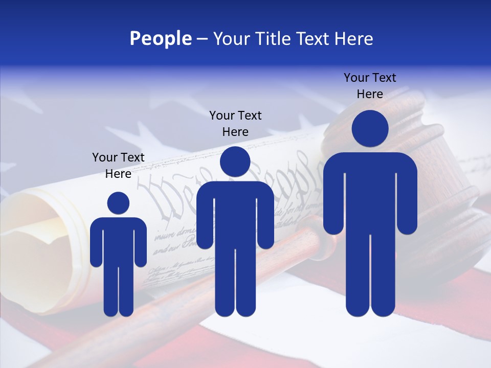 Crime Gavel Tribunal PowerPoint Template