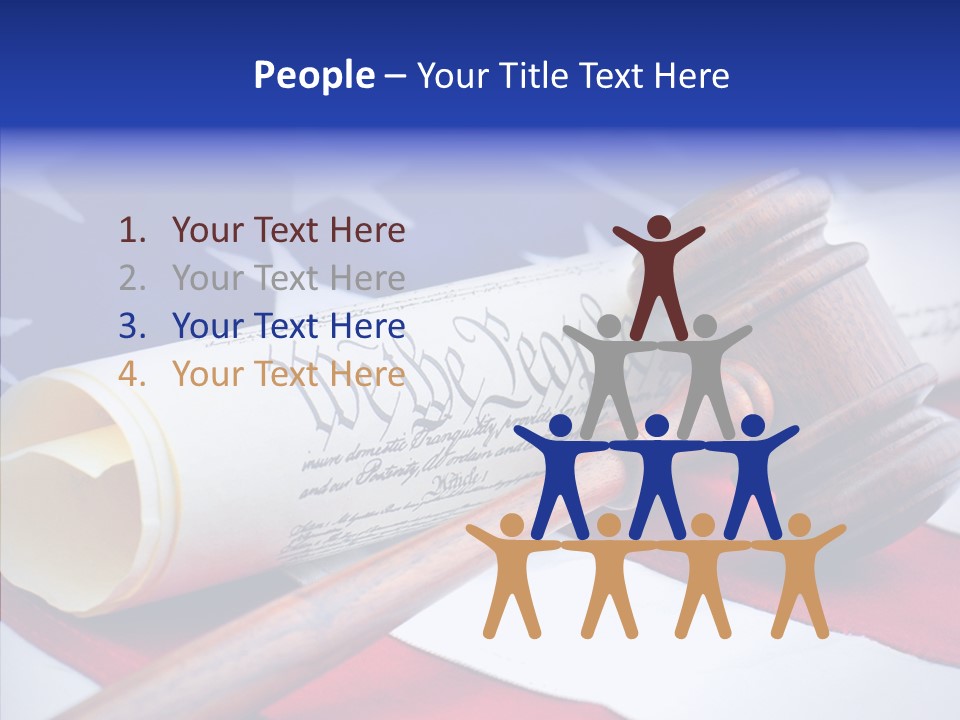 Crime Gavel Tribunal PowerPoint Template