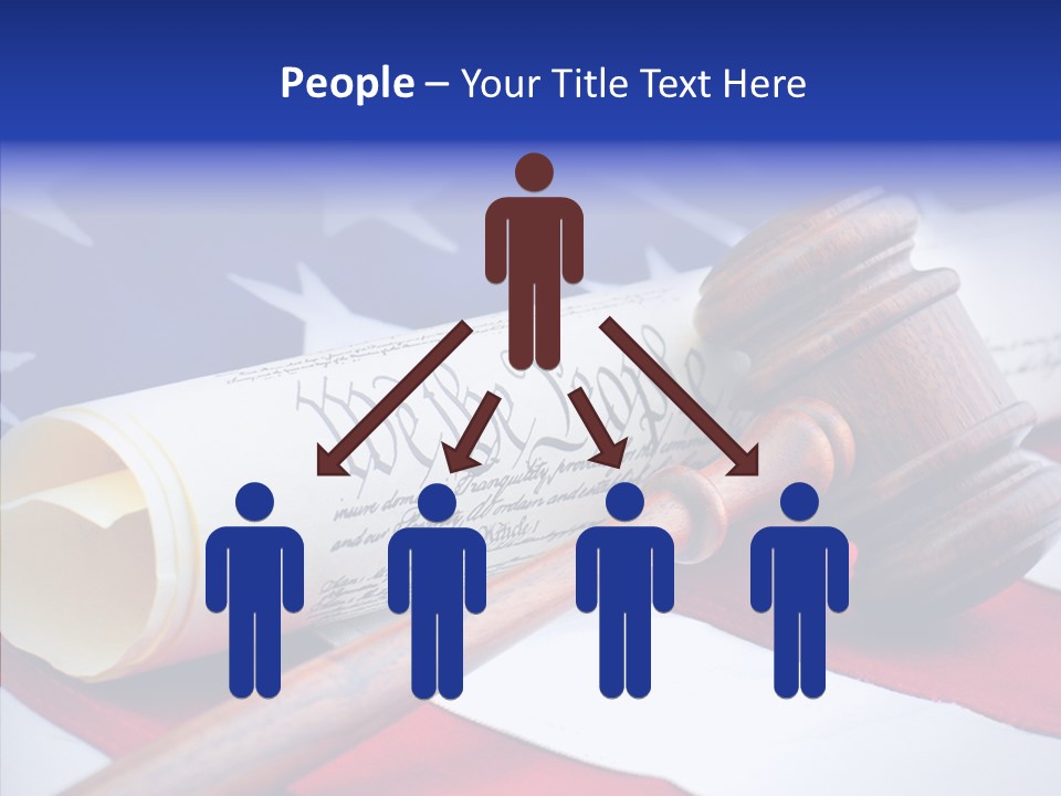 Crime Gavel Tribunal PowerPoint Template