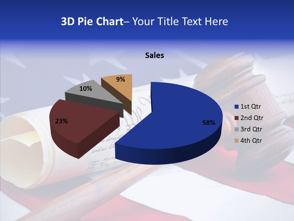 Crime Gavel Tribunal PowerPoint Template