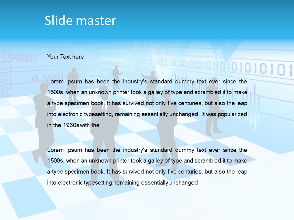 Profe Ional People Character PowerPoint Template