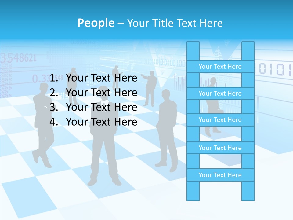 Profe Ional People Character PowerPoint Template