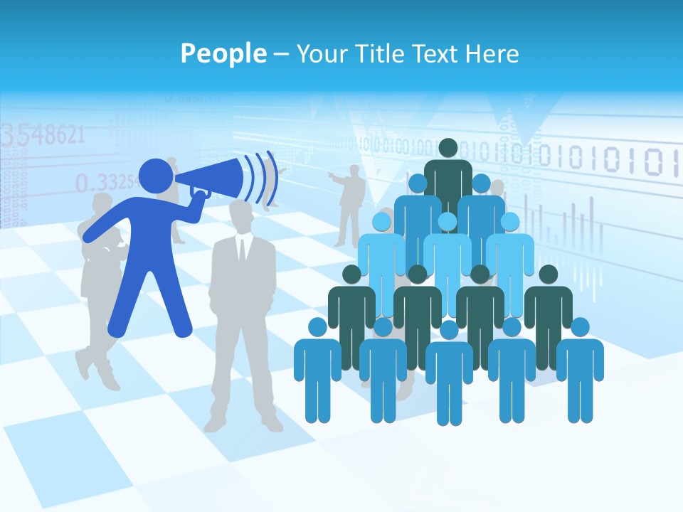 Profe Ional People Character PowerPoint Template
