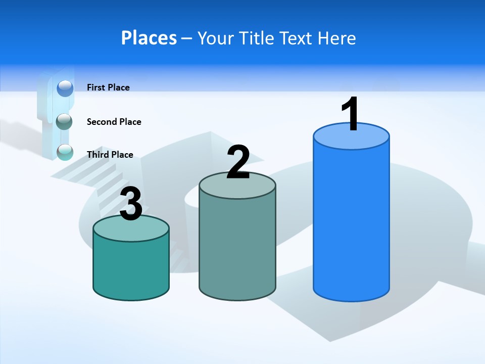 Staircase Depths Hole PowerPoint Template