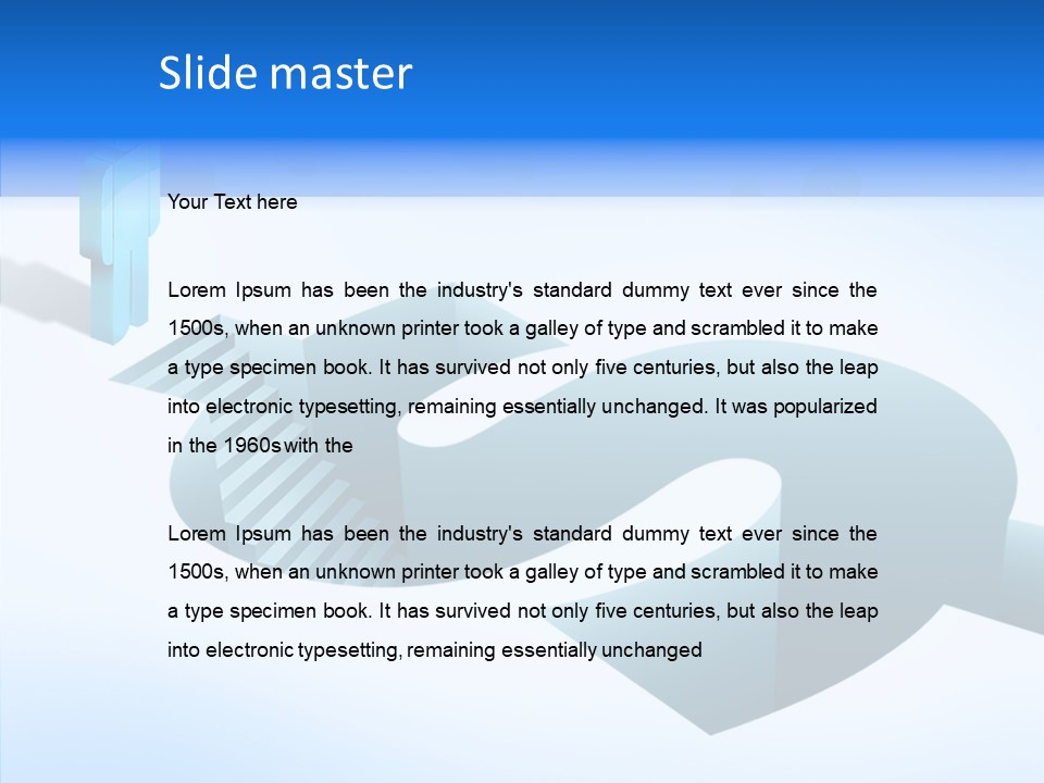 Staircase Depths Hole PowerPoint Template