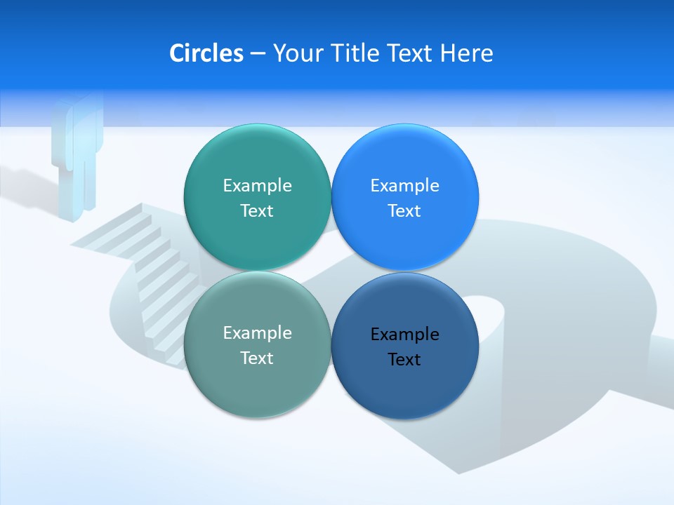 Staircase Depths Hole PowerPoint Template