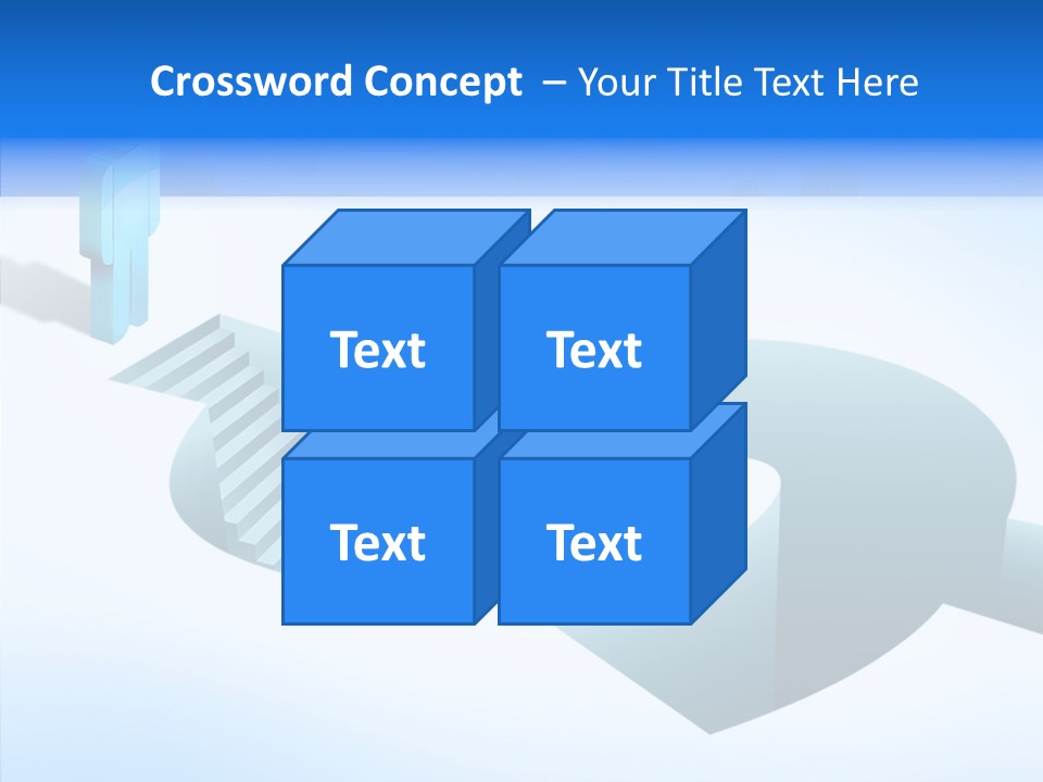 Staircase Depths Hole PowerPoint Template