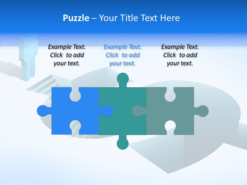 Staircase Depths Hole PowerPoint Template