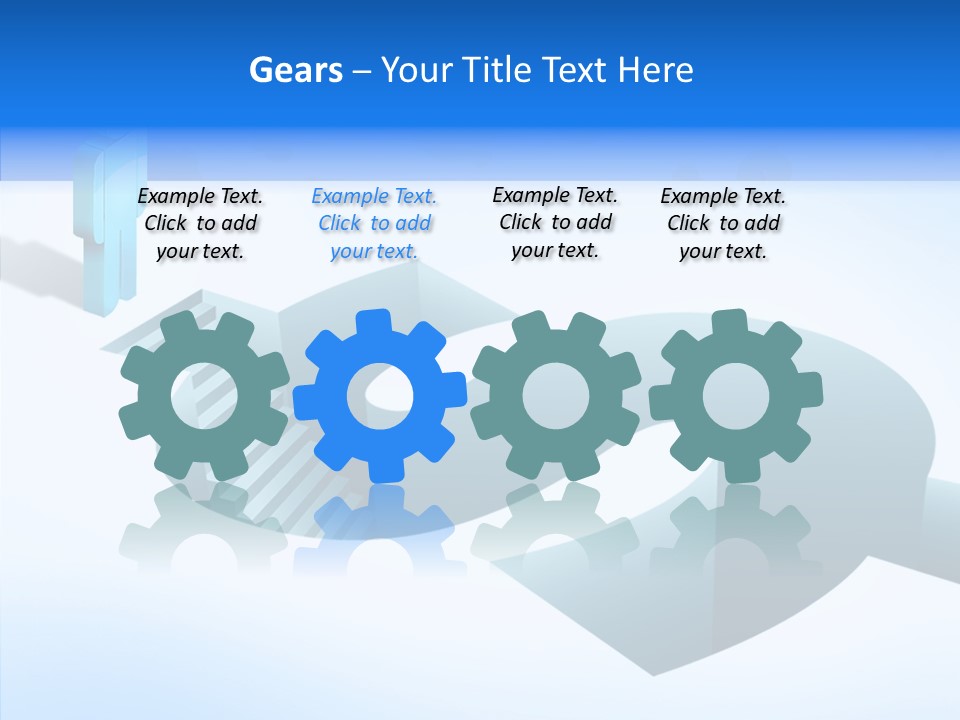 Staircase Depths Hole PowerPoint Template