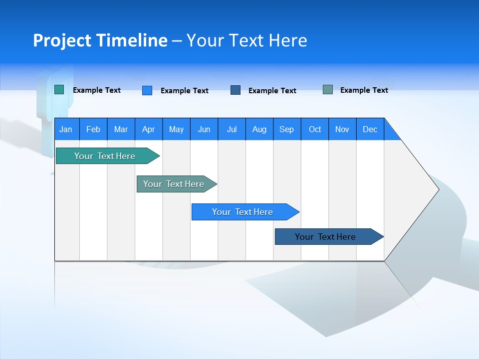 Staircase Depths Hole PowerPoint Template