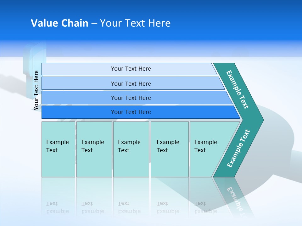 Staircase Depths Hole PowerPoint Template
