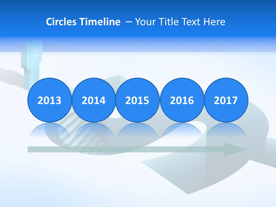 Staircase Depths Hole PowerPoint Template