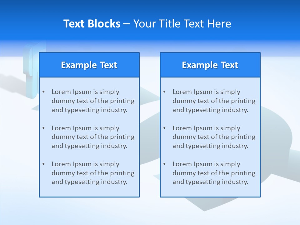 Staircase Depths Hole PowerPoint Template