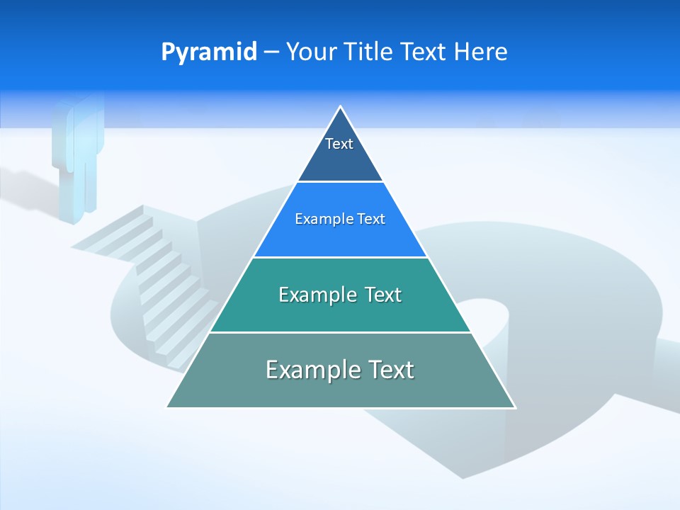 Staircase Depths Hole PowerPoint Template