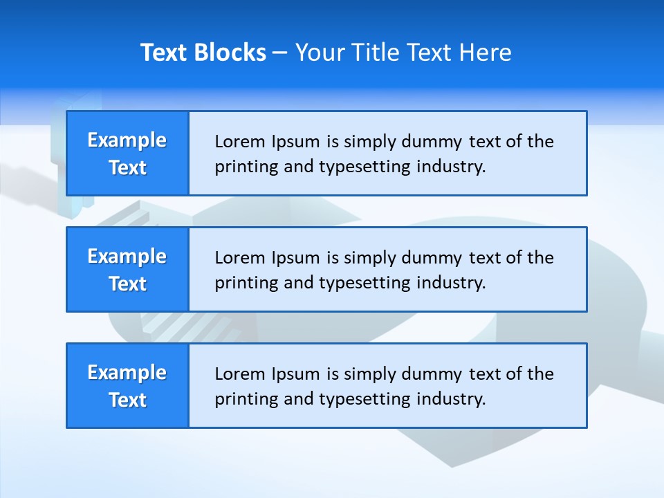 Staircase Depths Hole PowerPoint Template